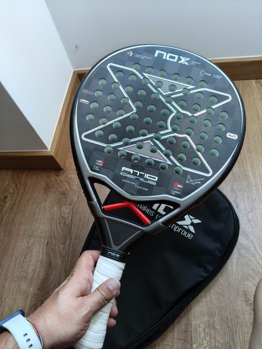 Raquete de padel Nox AT10  Génius 18k Agustin Tapia Nova e sem uso