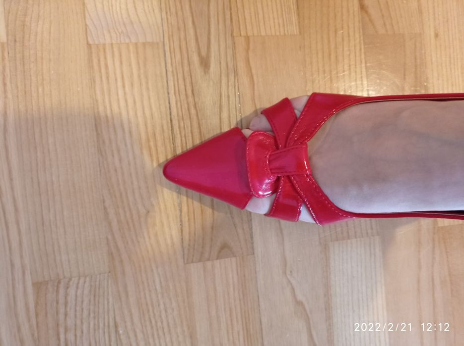 Czerwone szpilki. Roz 39