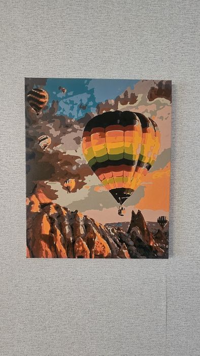 Картина за номерами  "Повітряні кулі" акрил