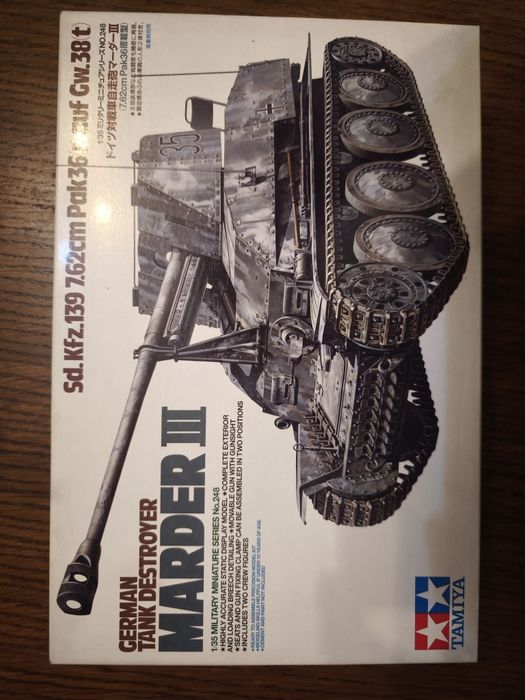 Model do sklejania Tamiya 35248 German Tank Destroyer Marder III (1:35 ...