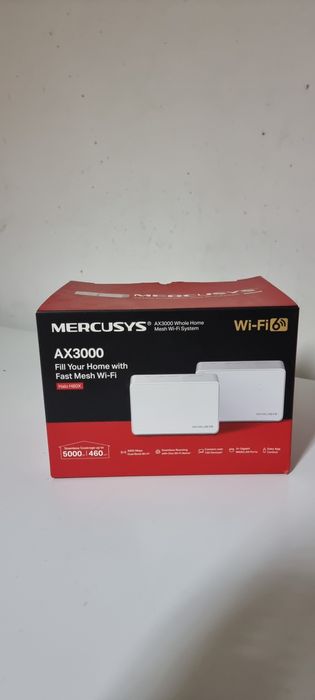 Sistema Mesh Mercusys Halo H80X AX3000 Dual-Band WiFi 6 Gigabit (Pack-2)