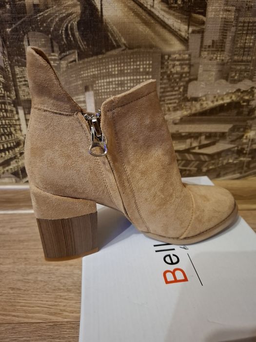 Ботильоны деми замш