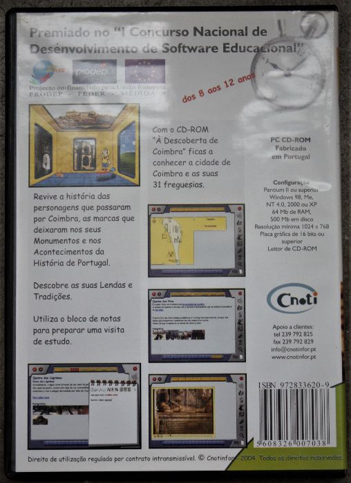 Á Descoberta de Coimbra - Jogo lúdico e didáctico