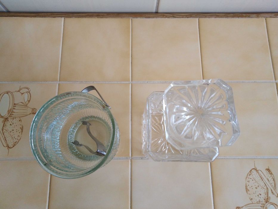 Garrafa Whiskey e Balde Para Gelo com Pinças