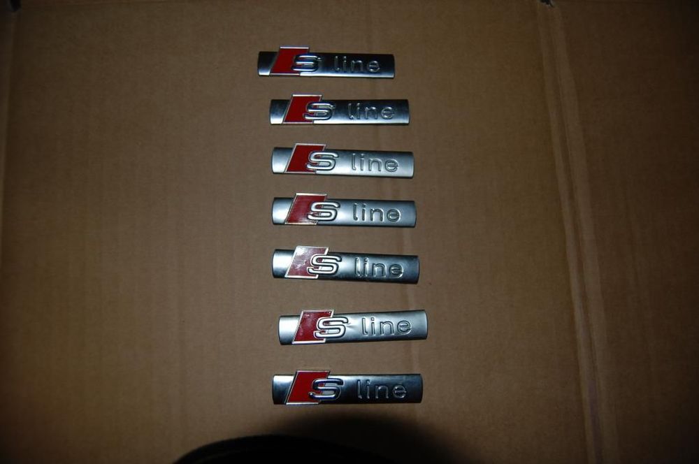 ZNACZEK S-LINE AUDI A1 A3 A4 A5 A6 A7 A8 TT Q5 Q7