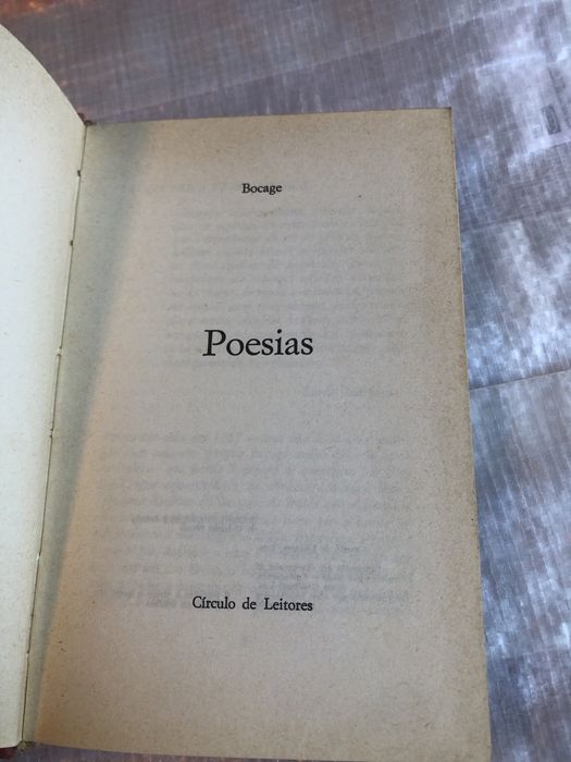 Livro Bocage poesias