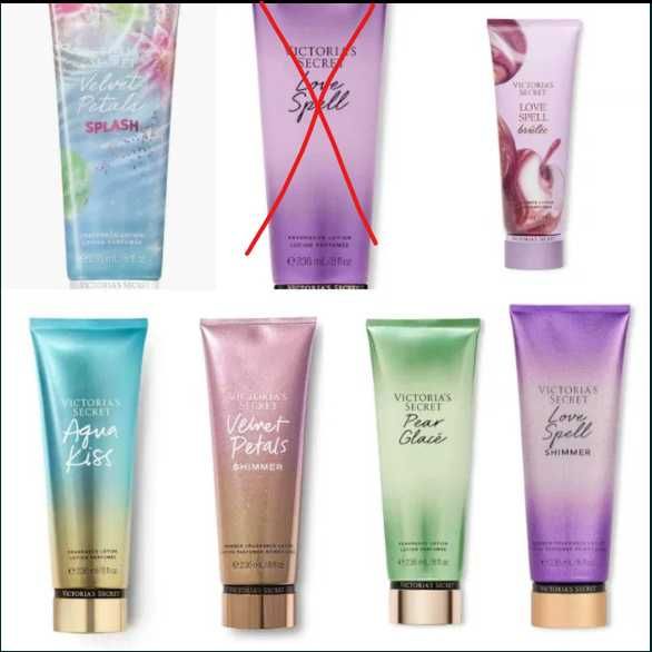 Victorias secret спрей/міст, лосьйон/крем для тіла, подарунковий набір, парфюм