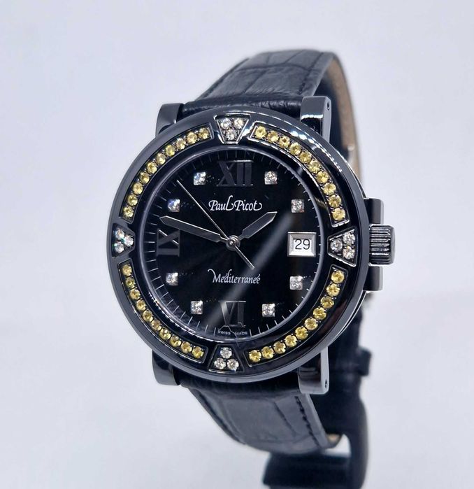 Paul Picot Mediterranee P4106N.20D12SJ40 Diamonds sapphires