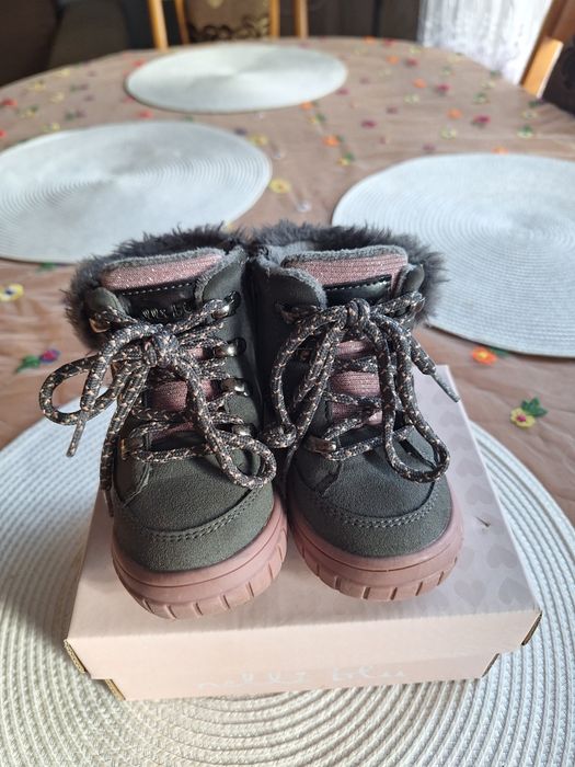 Botki kozaki ocieplane dziecięce Nelli Blu