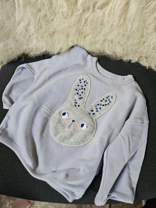 Bluzka bluza next królik 104 cm
