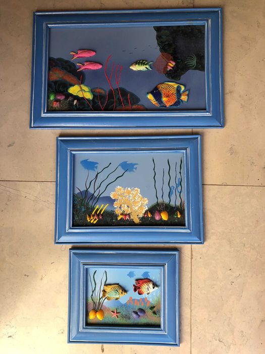 Quadros com motivos de mar