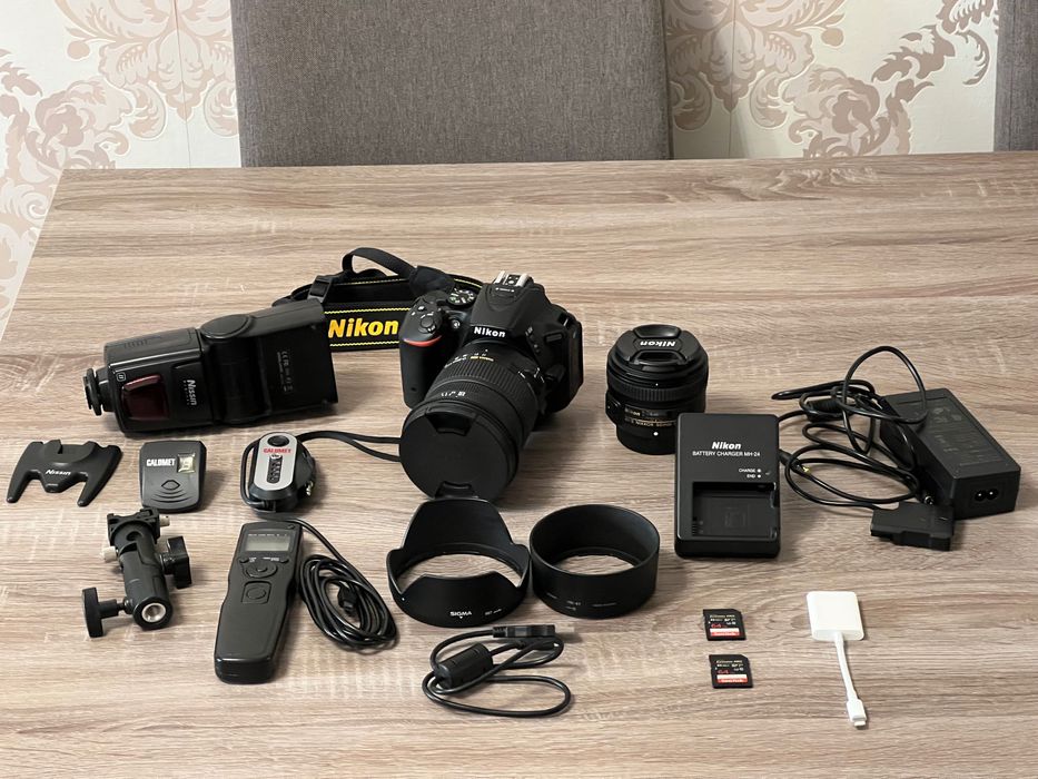 Kit completo de fotografia