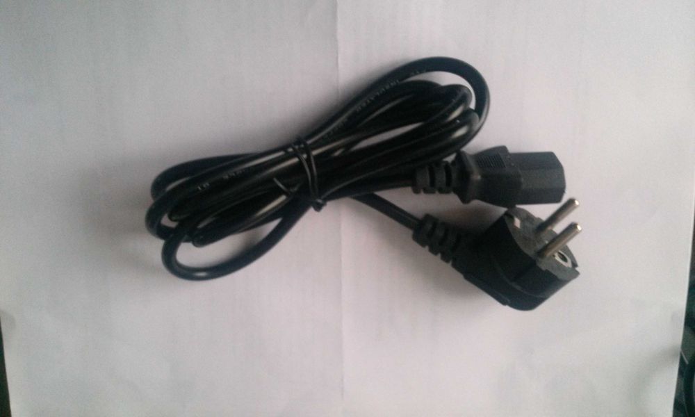 Kabel zasilający 1.8m czarny
