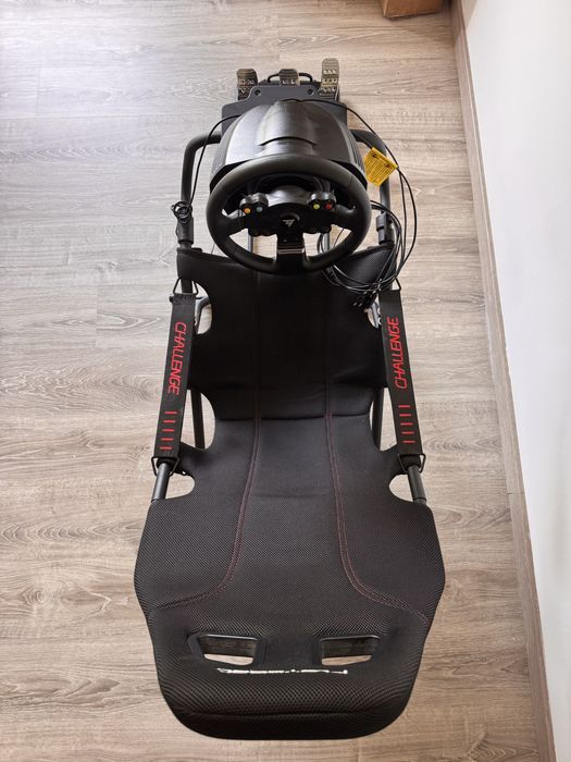 Conjunto Sim Racing: Playseat Challenge + Volante Thrustmaster TMX e Pedais T3PA