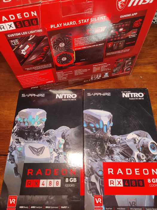 Видеокарта MSI Gaming X RX580 8Gb