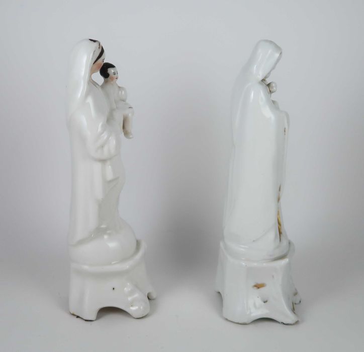 Esculturas Virgem Maria com o Menino - Porcelana Séc. XXI/XX