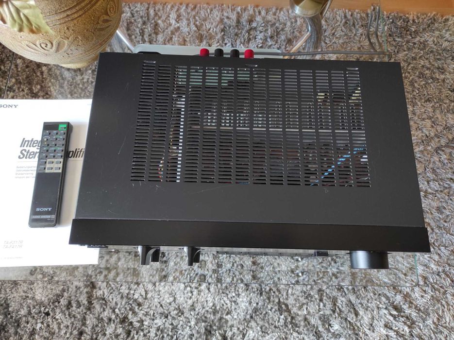 Wzmacniacz SONY TA-F417R oraz pilot i instrukcja