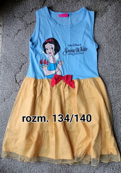 Sukienka królewna Śnieżka rozm. 134/140