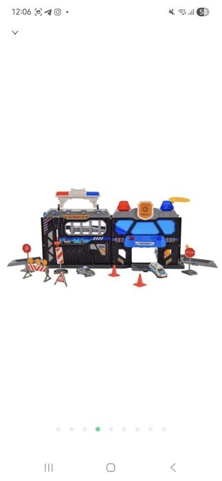 Паркінг поліцейський для машинок світло звук інструменти  д