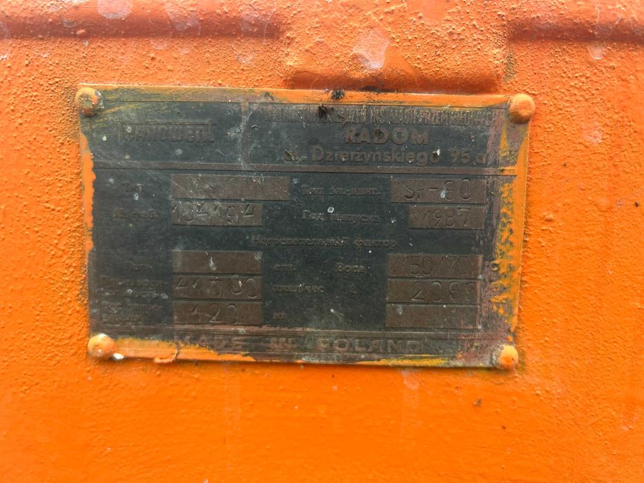 Nagrzewnica wodna  powietrza SK-80 – ok. 50 kW, 3-fazowa