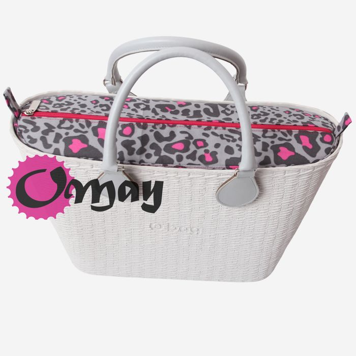 organizer do OBAG URBAN MINI panterka róż szary cętki wkład VIP OMAY