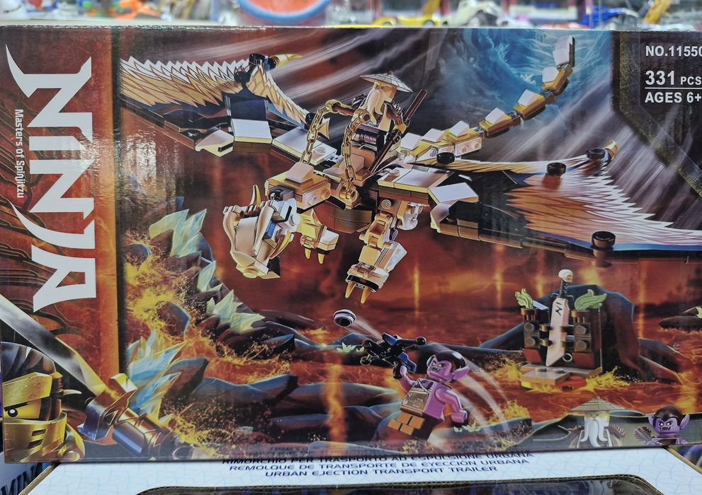 Конструктор Ніндзяго Ninjago 11550  Бойовий дракон, мастер Ву 331 дет.