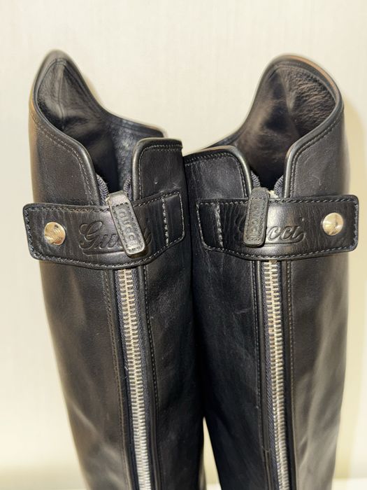 Жіночі кожані сапожки Gucci, оригінал розмір 36.5 на 37 теж норм