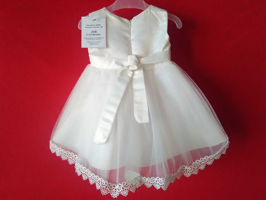 Vestido cerimónia bebé