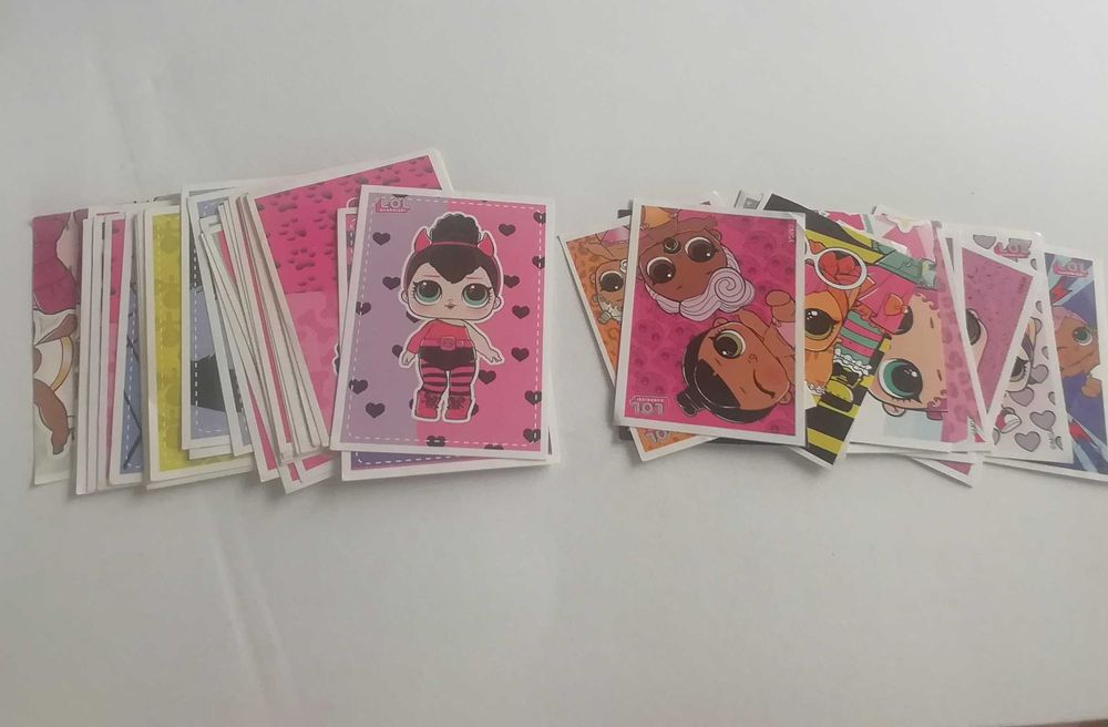 Cromos da caderneta de 2018 Lol