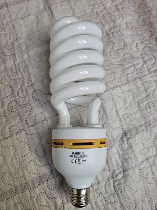 Żarówka fotograficzna światła stałego 5400K 85W, E27