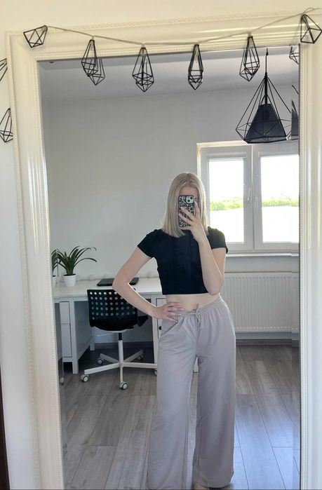 Bezowe damskie spodnie