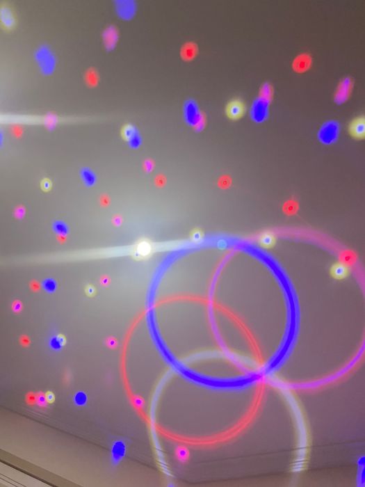 Bola de espelhos com Coluna