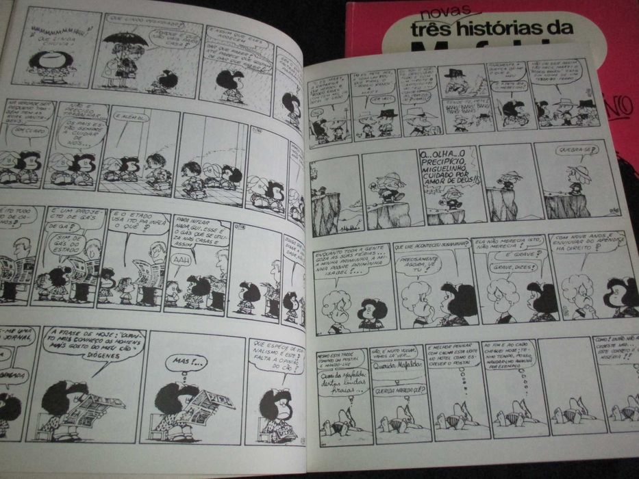 Livros BD Mafalda Quino Dom Quixote anos 80