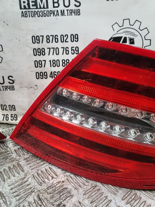 Задні стопи Mercedes-Benz w204 c-class рестайл, діодні, лед
