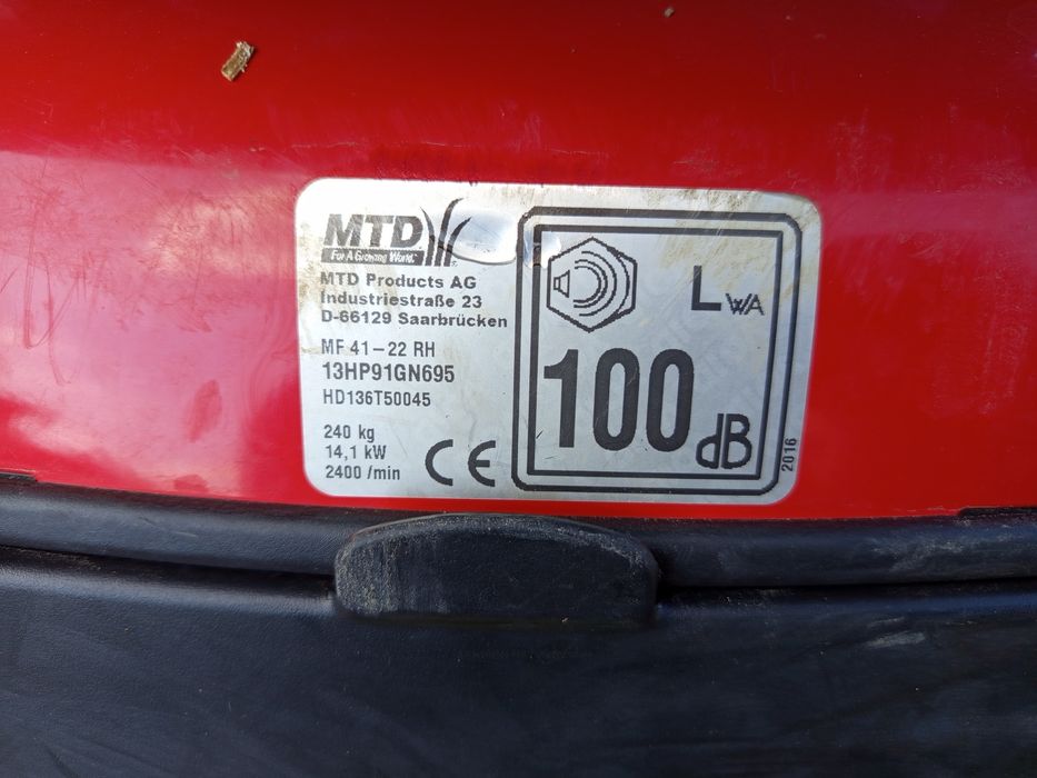 Kosiarka traktorek Massey Ferguson 41 22 km