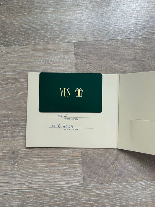 Karta podarunkowa YES