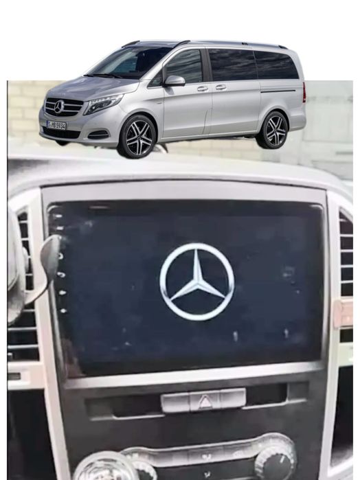 Rádio Mercedes Vito Android 14 com GPS (Novo)