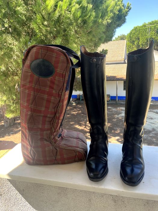 Botas de montar a cavalo