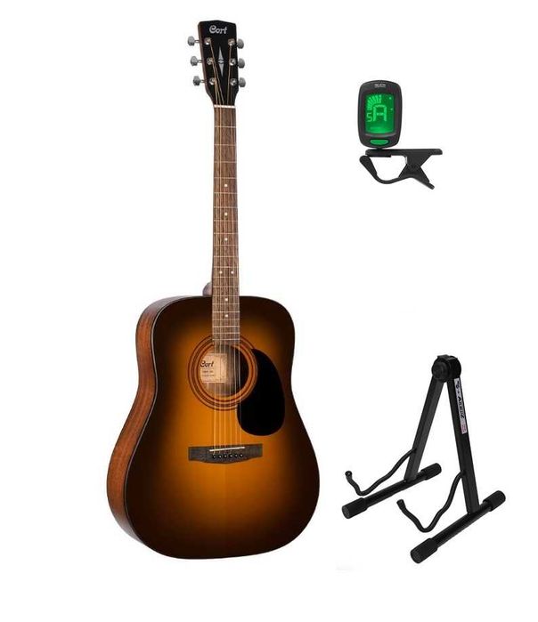 CORT AD 810 SSB gitara akustyczna + tuner + statyw