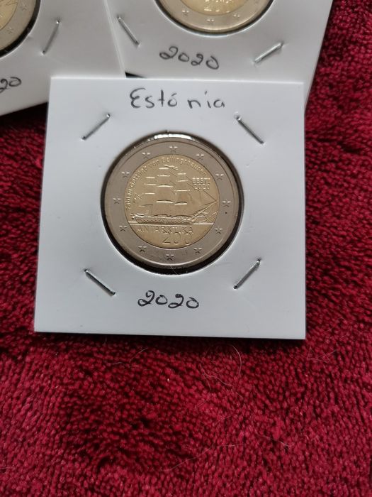 Moeda UNC comemorativa de 2€ - Estónia 2020