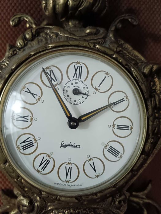 Relógio de mesa reguladora antigo