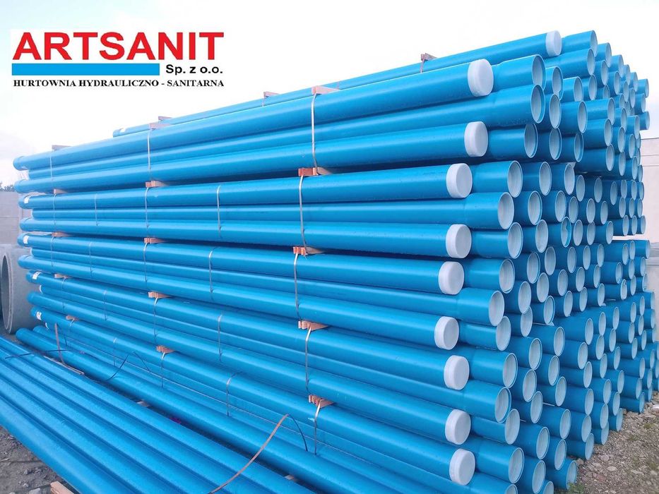 Rura wodociągowa / wodna / studniarska fi 125x4,2  6m  (bez uszczelki)