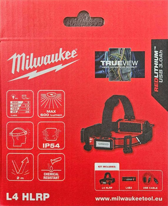 Milwaukee Latarka czołowa akumlatorowa NOWA!!!