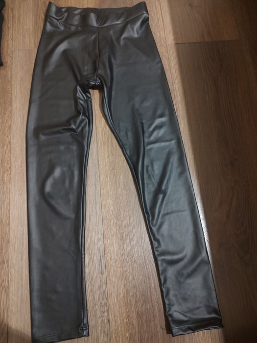 Leginsy spodnie skórkowe Zara dziewczęce r. 140 wiek 10 lat