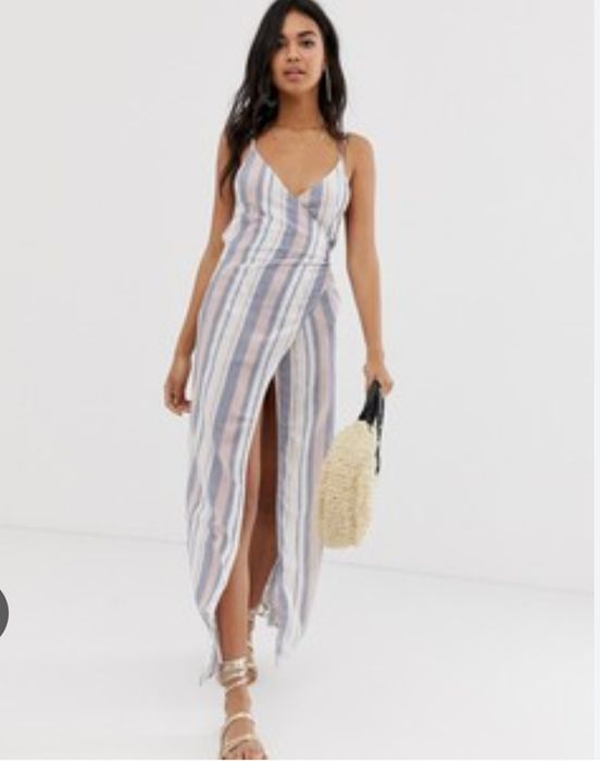 Asos.Пляжна сукня/накидка смугасте.XS-S.