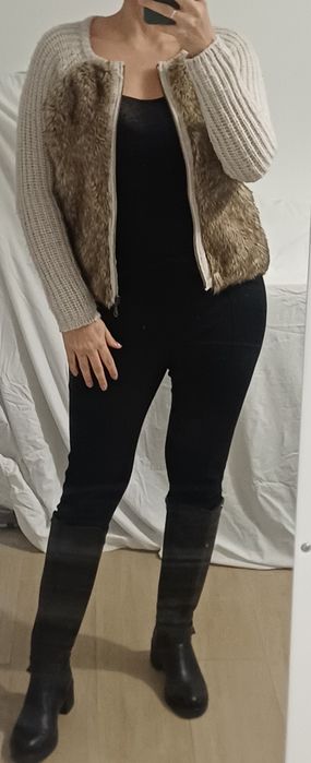 Casaco de pêlo  da berskha - S