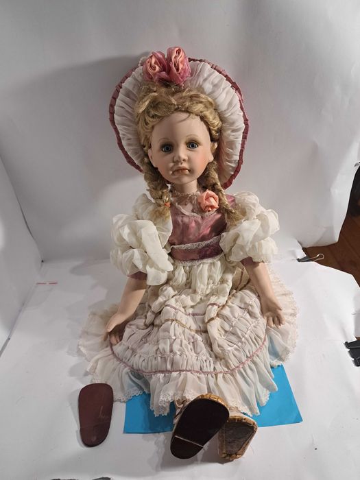Кукла, Фарфоровая, 59 см,  фарфор