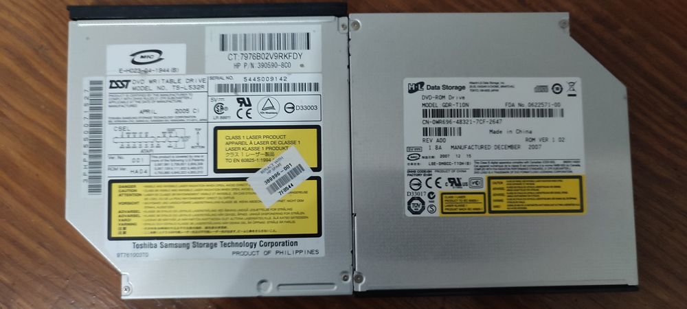 DVD Reader e 2 x DVD Writer Interno portátil64738290820737123