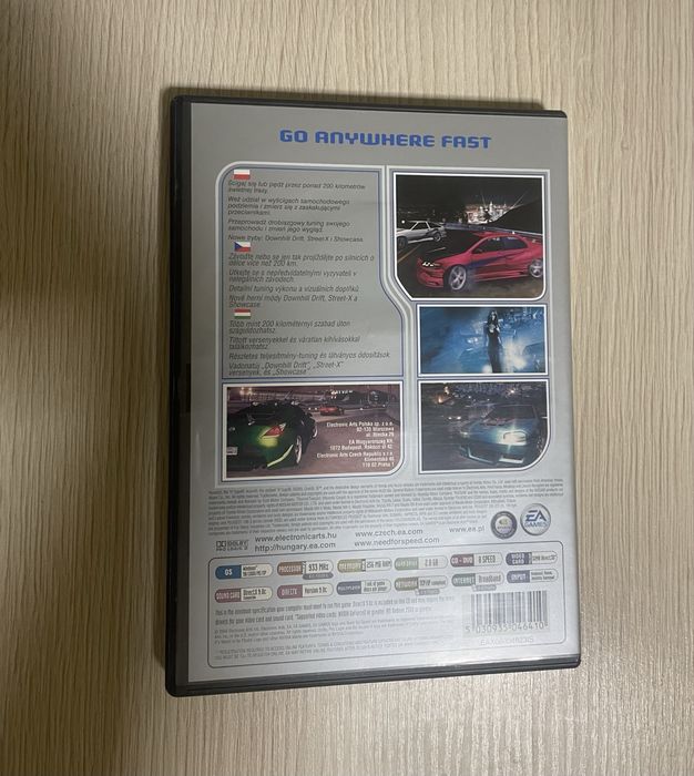 Need For Speed Underground 2 PC PL okładka i Carbon