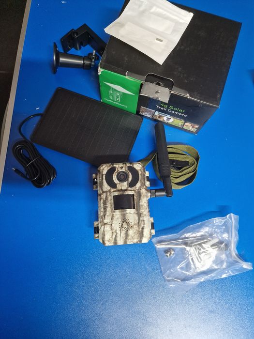 câmara de caça 4G com painel solar (comumente designada como 4G Solar Trail Camera)